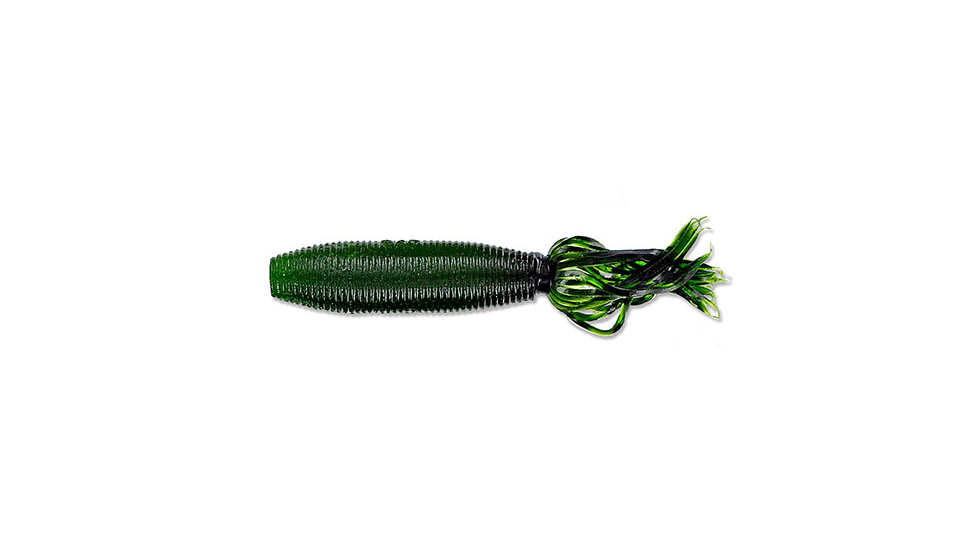 Yamamoto Baits Fat Ika Soft Bait, 10, 4in, Watermelon No Flake, 92F-10-042J
