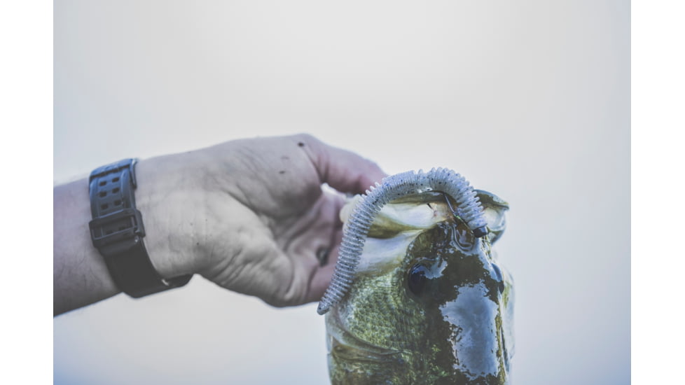 Yamamoto Baits Slinko Floater Soft Bait, 7, 5.5in, Blue Pearl-Black-Hologram, YAM-SLINKO5.5-239