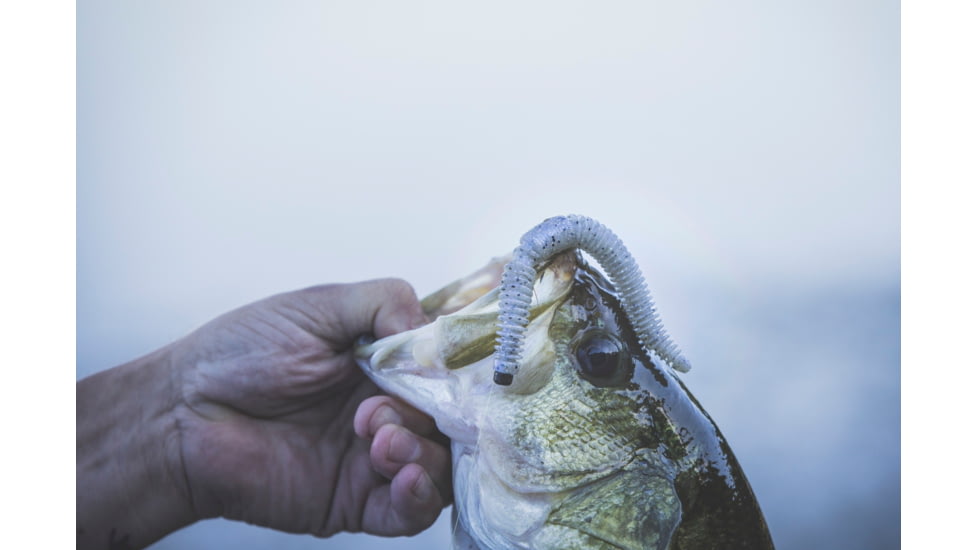 Yamamoto Baits Slinko Floater Soft Bait, 7, 5.5in, Blue Pearl-Black-Hologram, YAM-SLINKO5.5-239