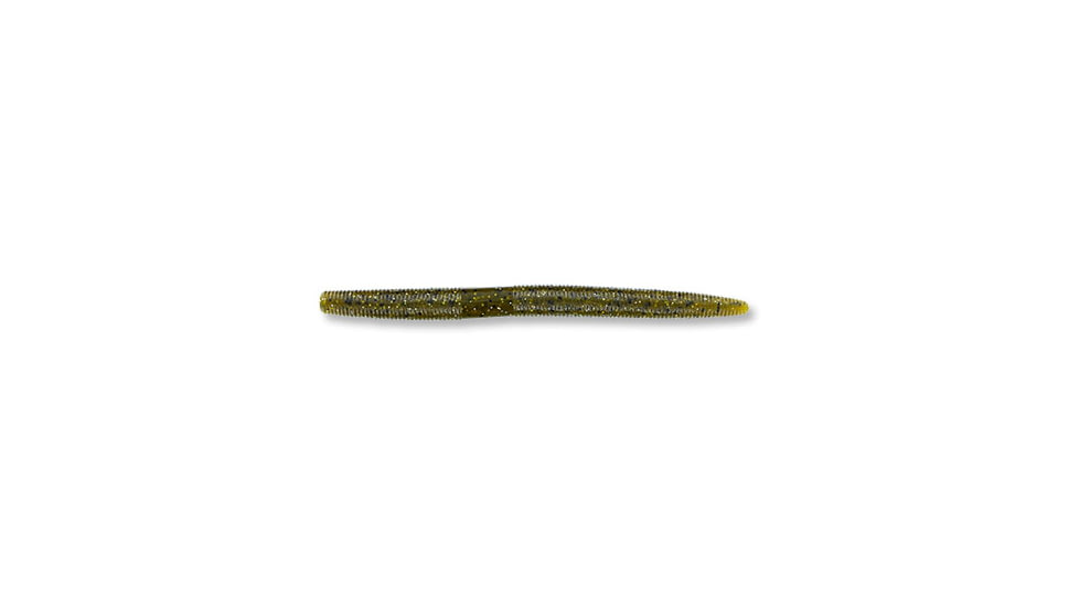 Yamamoto Baits Senko 5in Worm, 10 Pack, Green Pumpkin Magic, YAM-9-10-355
