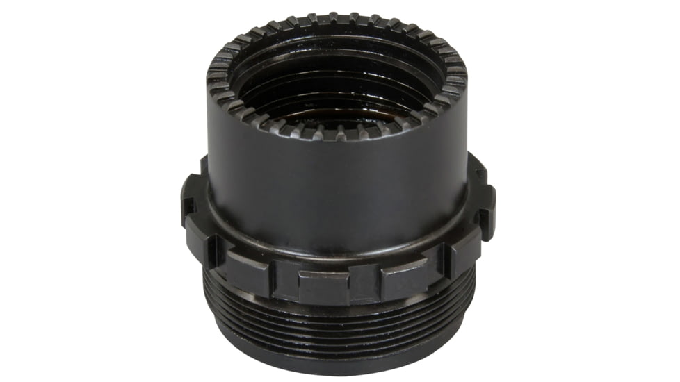 Yankee Hill 3060 Phantom QD Adapter 1-3/8-24 Tpi, Black Stainless Steel