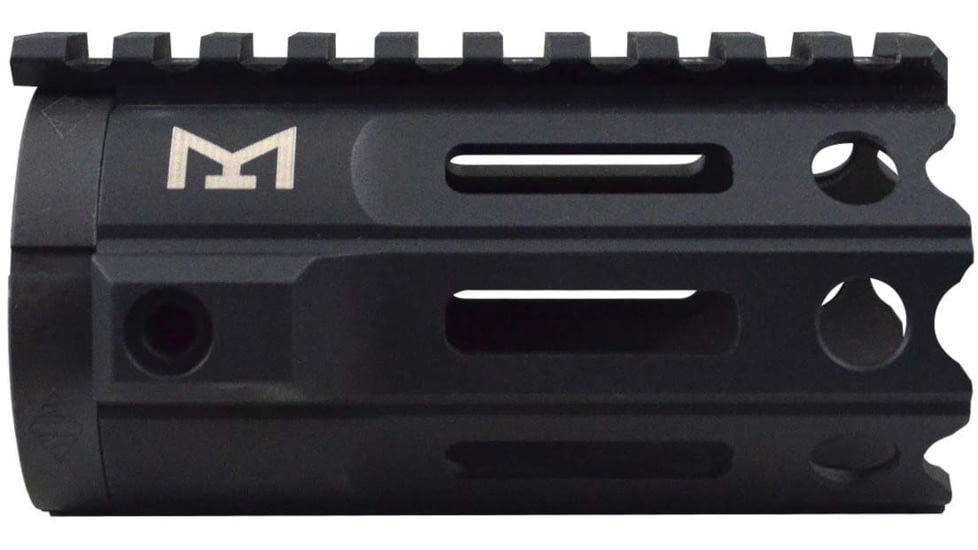 Yankee Hill Machine 4.25in Mini M-LOK MR7 Free-floating Handguard, Matte Black, YHM-5332