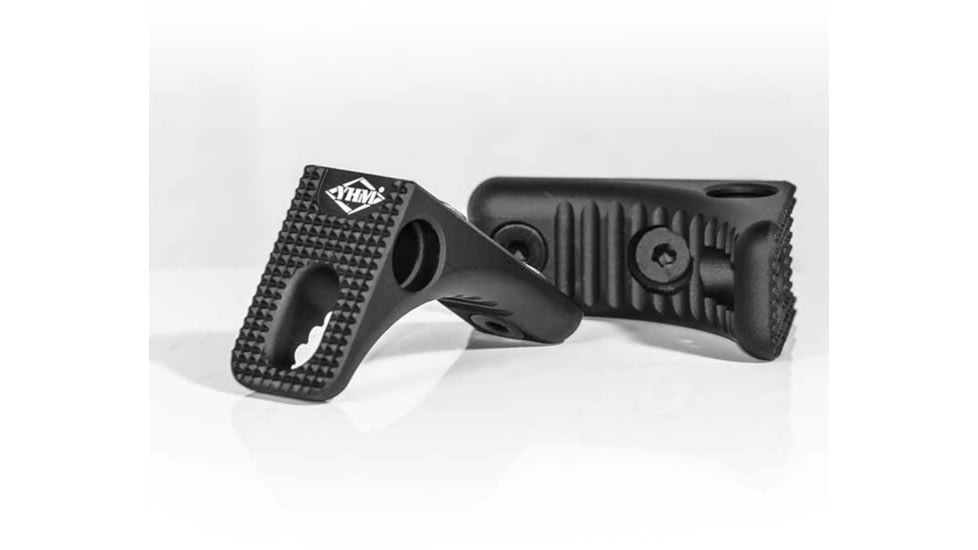 Yankee Hill Machine M-Lok Hand Stop, Black Knurled Aluminum, Hardcoat Anodized, 5405A