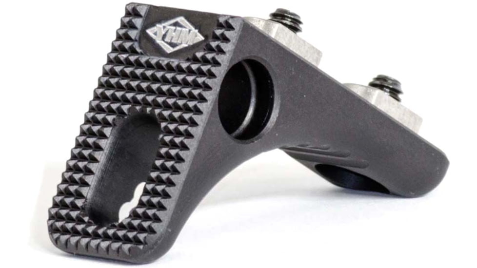 Yankee Hill Machine M-Lok Hand Stop, Black Knurled Aluminum, Hardcoat Anodized, 5405A