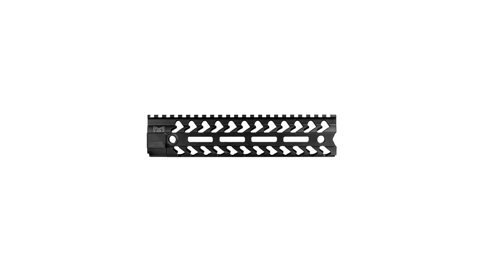 Yankee Hill Machine Mid-Length 9.25 Inch S.L.M. Handguard w/ M-Lok Sides and Picatinny Top, Black, 9.25 Inch, YHM-5280