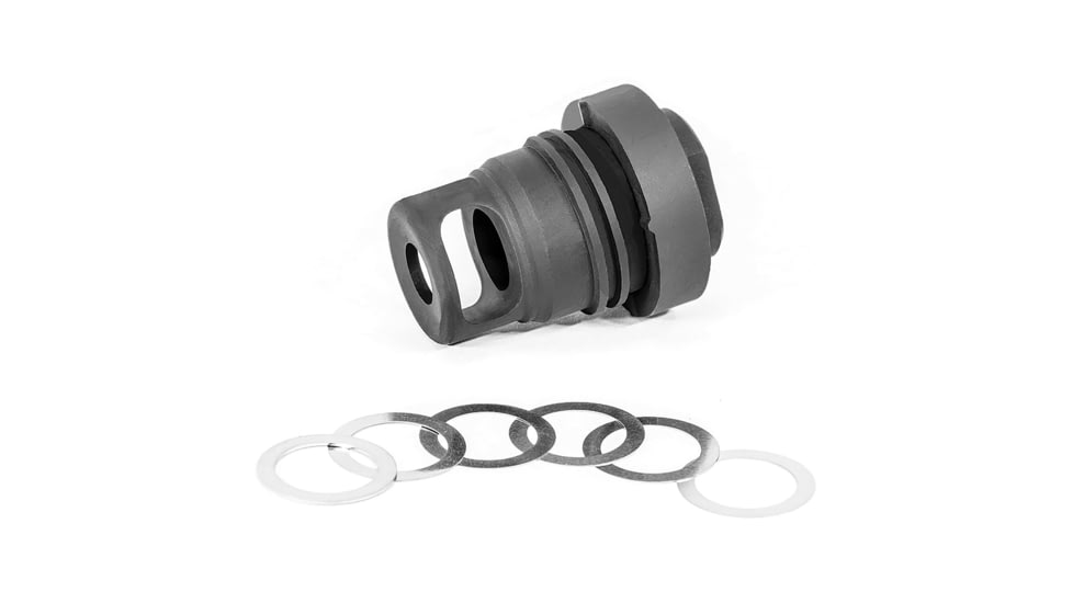 Yankee Hill Machine Mini QD Muzzle Brake, 9MM, 5/8x24, Black, YHM-3109-1MB-24A