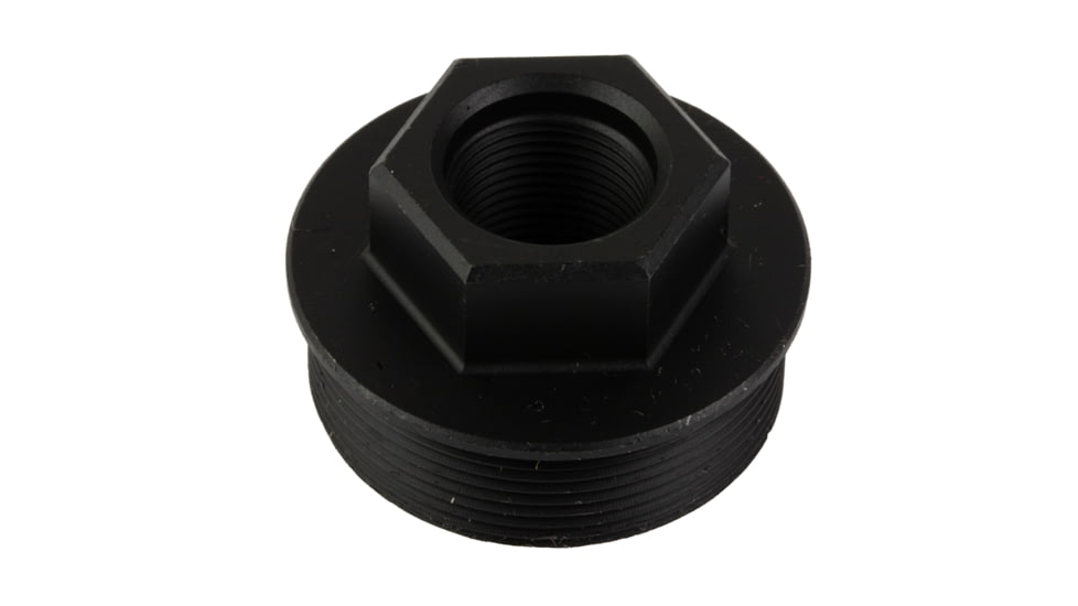 Yankee Hill Machine Sidewinder Direct Thread Adapter, 1/2x28, Black, YHM-3251