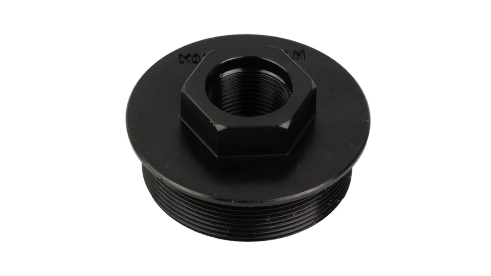 Yankee Hill Machine Universal Suppressor Mount, Coverts HUB Mount to Direct Thread, M13.5x1 LH, Black, YHM-2189-M