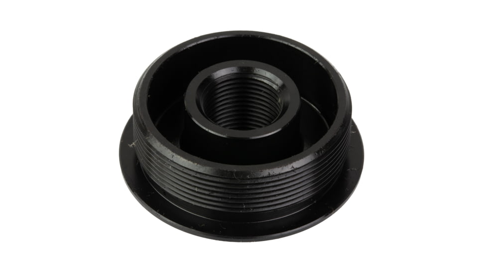 Yankee Hill Machine Universal Suppressor Mount, Coverts HUB Mount to Direct Thread, M13.5x1 LH, Black, YHM-2189-M