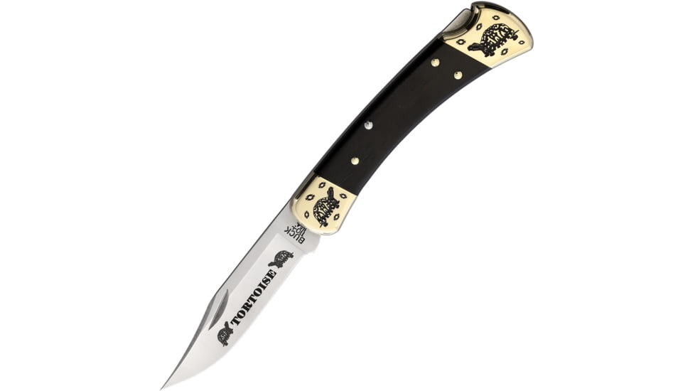 Yellowhorse Custom Buck 110 Lockback Torto