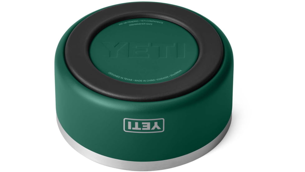 Yeti Boomer 4 Dog Bowl, Black Forest Green, 21071504363