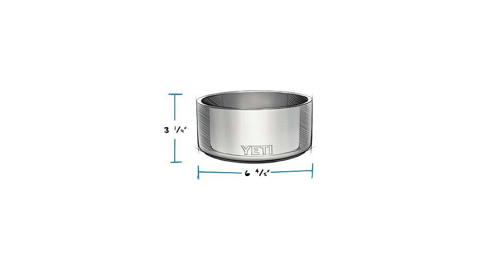 Yeti Boomer 4 Dog Bowl, Stainless Steel, 21071500010