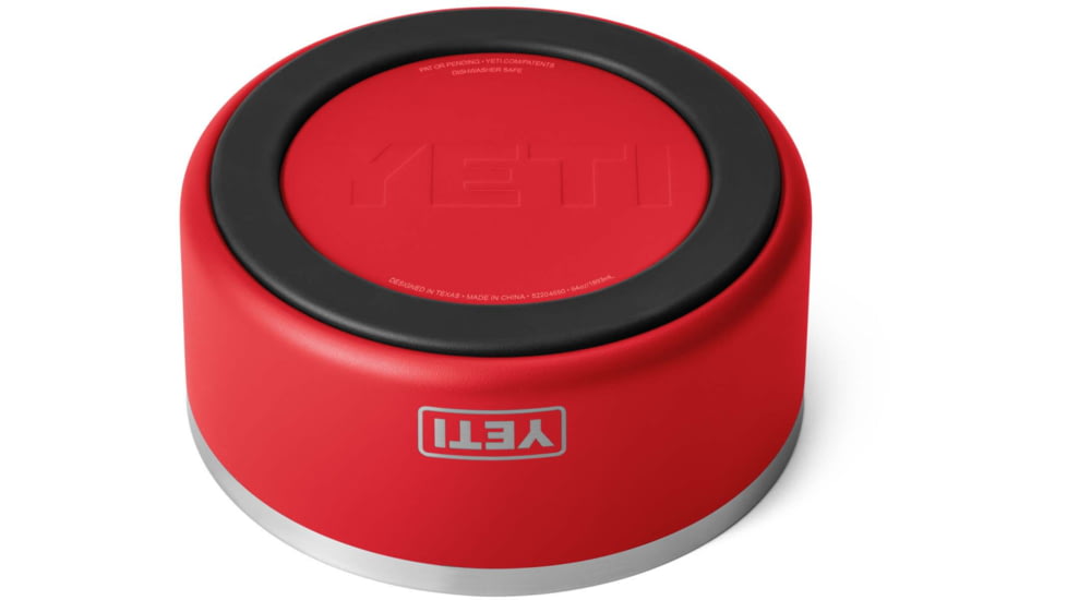Yeti Boomer 8 Dog Bowl, Rescue Red, 8 oz, 21071504591