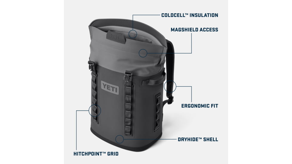 Yeti Hopper M20 Backpack, Teal/Orange, 20 Liter, 18060131549