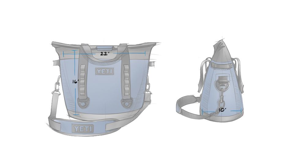 Yeti Hopper M30 Soft Cooler, Navy, 18025180000