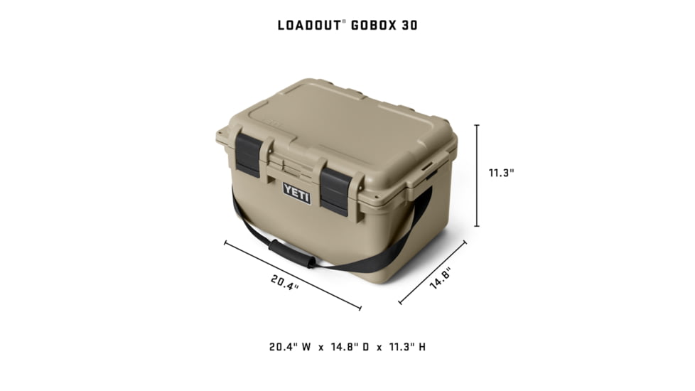Yeti LoadOut GoBox 30, Camp Green, 30 Quart, 18060131251