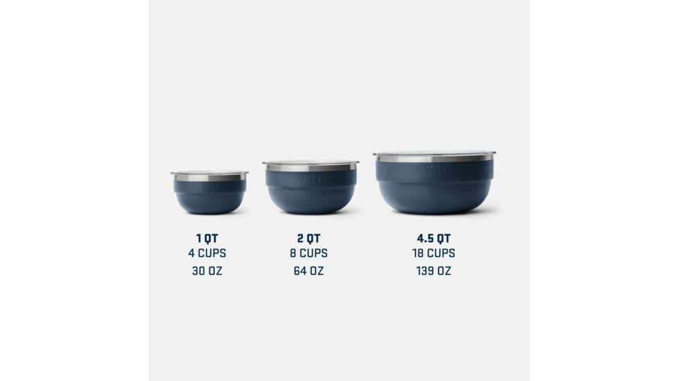 Yeti Rambler 1 Qt Bowl, Navy, 1 QT, 21071505266