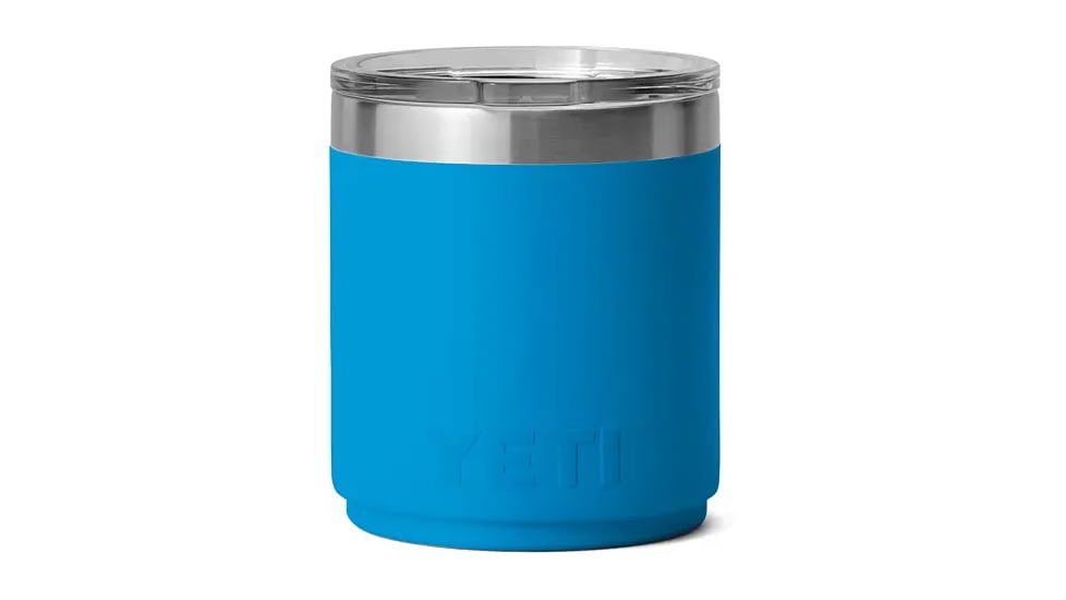 Yeti Rambler 10 oz Lowball w/Magslider Lid, Big Wave Blue, 10 oz, 21071502664