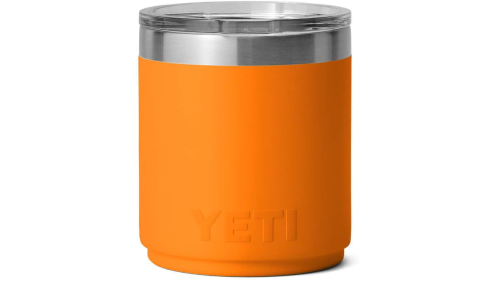 Yeti Rambler 10 oz Lowball w/Magslider Lid, King Crab Orange, 21071502619