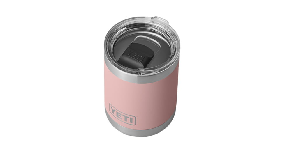 Yeti Rambler 10 oz Lowball w/Magslider Lid, Sandstone Pink, 21071500920