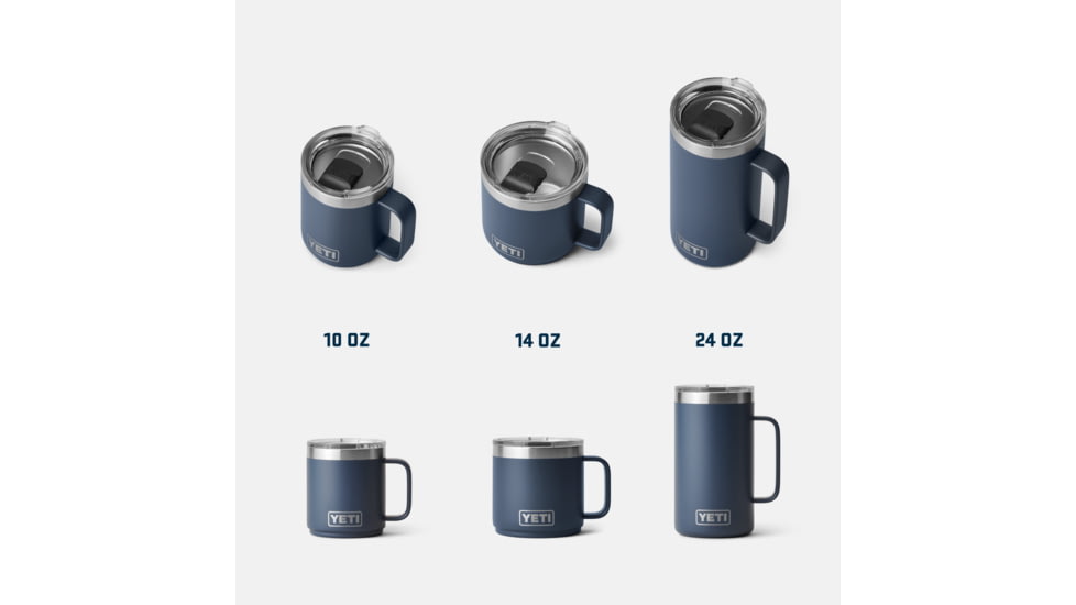 Yeti Rambler 10 oz Mug with MagSlider Lid, Rescue Red, 21071503923