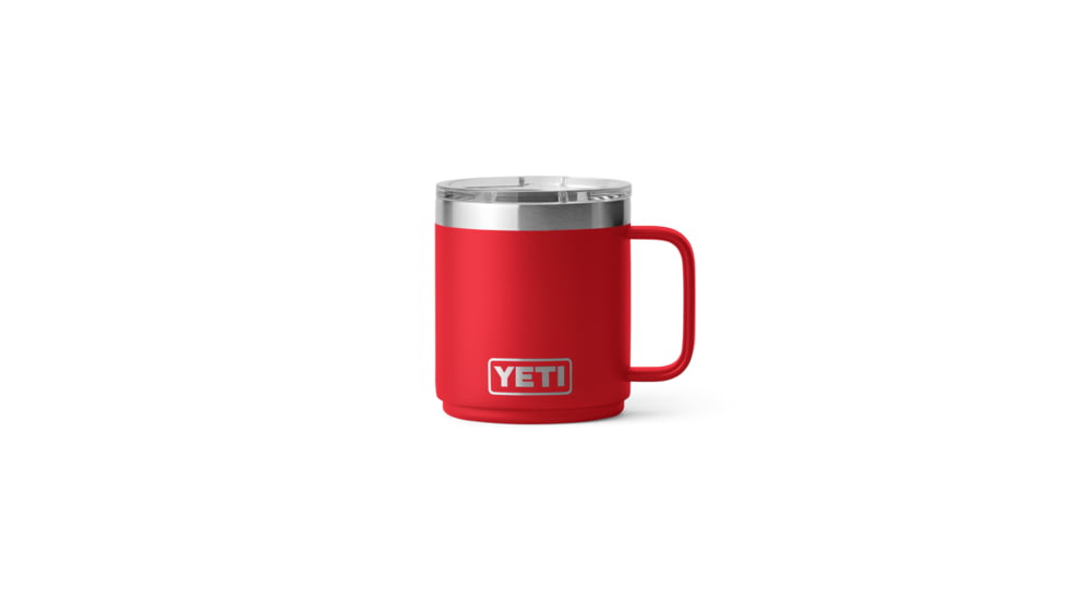 Yeti Rambler 10 oz Mug with MagSlider Lid, Rescue Red, 21071503923