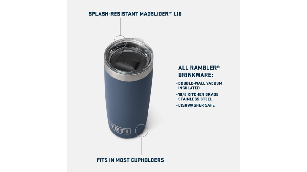 Yeti Rambler 10 oz Tumbler w/MagSlider Lid, Camp Green, 10 oz, 21071501692