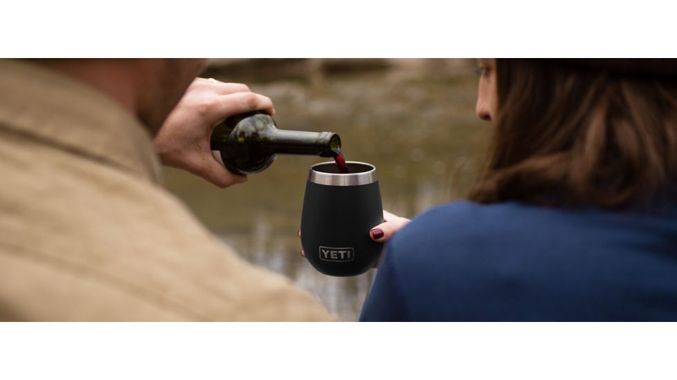 Yeti Rambler 10 oz Wine Tumbler, Black, 21071300069