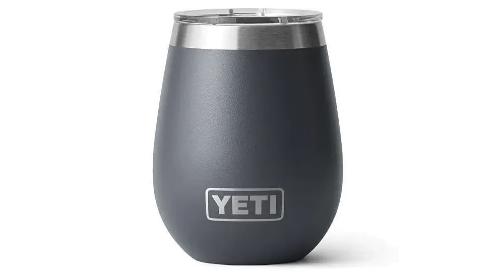 Yeti Rambler 10 oz Wine Tumbler, Charcoal, 21071501183