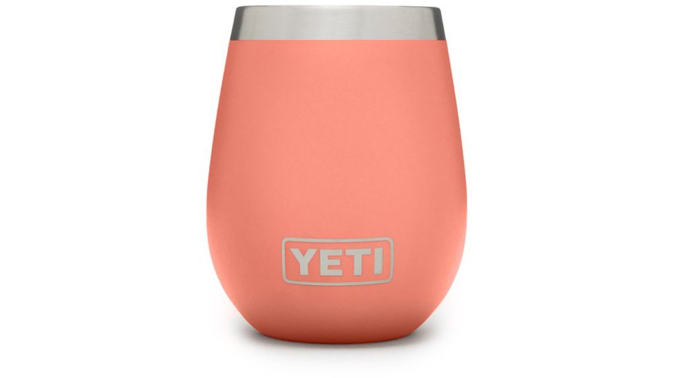 Yeti Rambler 10 oz Wine Tumbler, Coral, 21071300148