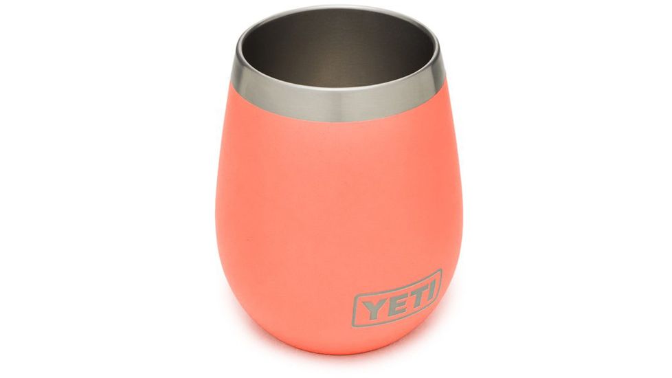 Yeti Rambler 10 oz Wine Tumbler, Coral, 21071300148