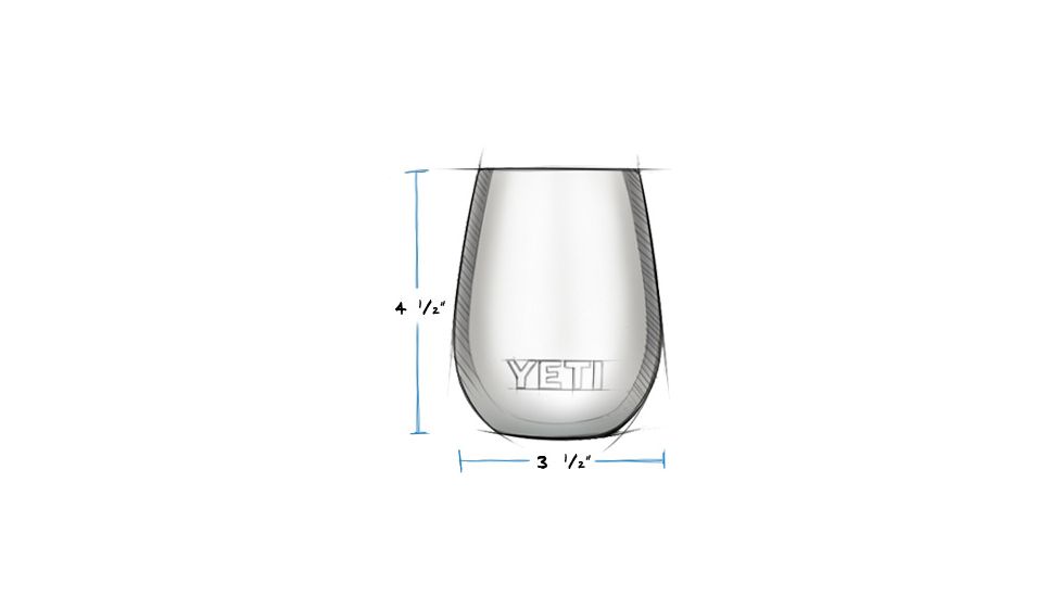 Yeti Rambler 10 oz Wine Tumbler, Stainless, 21071300065