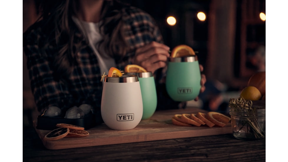 Yeti Rambler 10 oz Wine Tumbler w/DuraSip Ceramic Lining, White, 21071507400