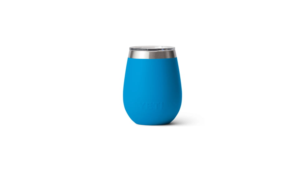 Yeti Rambler 10 oz Wine Tumbler with MagSlider Lid, Big Wave Blue, 10 oz, 21071502663