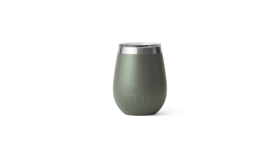 Yeti Rambler 10 oz Wine Tumbler with MagSlider Lid, CampGreen, 21071501686