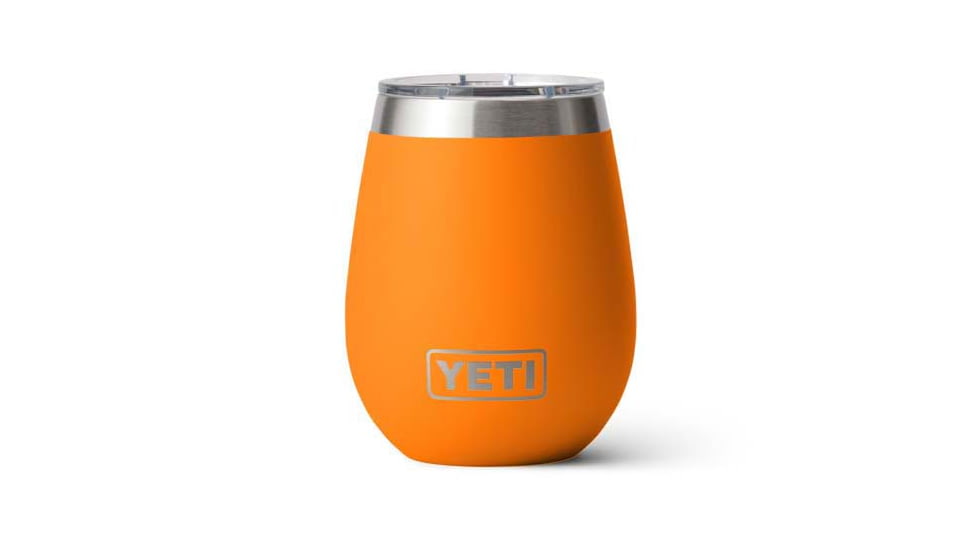 Yeti Rambler 10 oz Wine Tumbler with MagSlider Lid, King Crab Orange, 21071500532