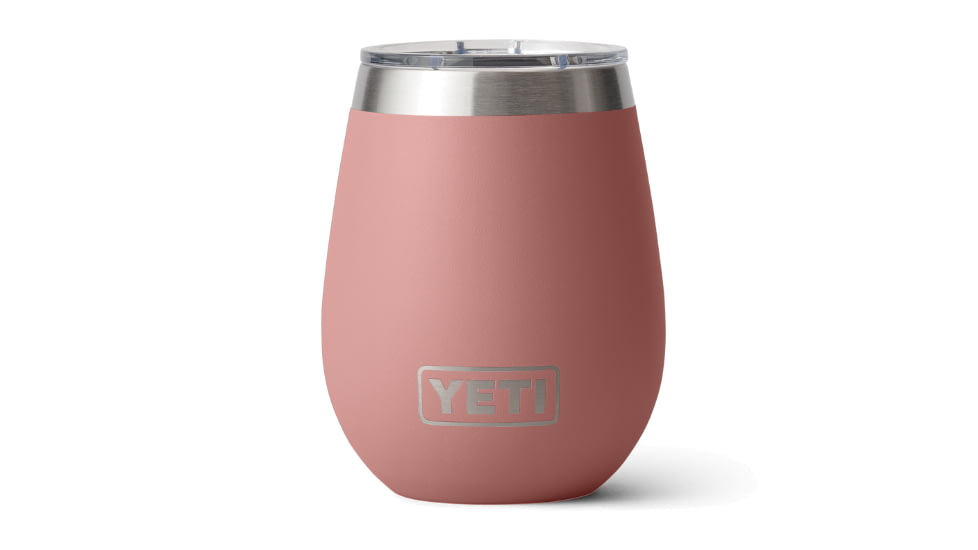 Yeti Rambler 10 oz Wine Tumbler with MagSlider Lid, Sandstone Pink, 21071504468