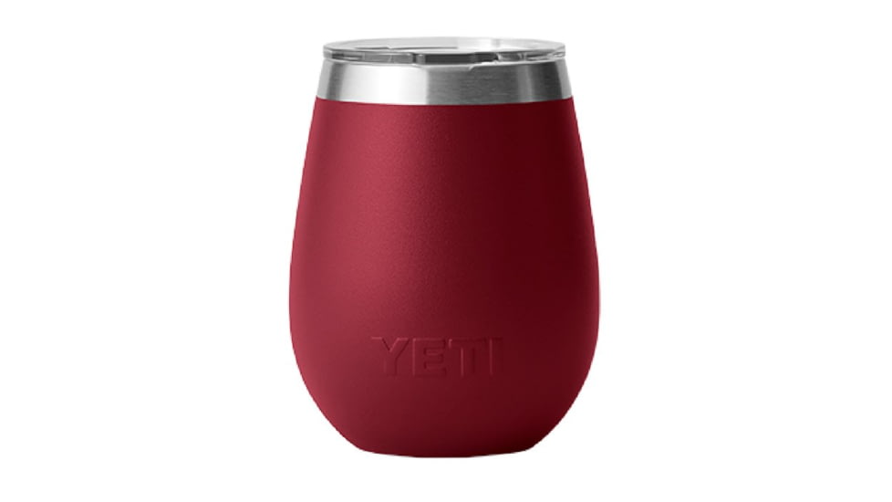 Yeti Rambler 10oz Wine Tumbler with MagSlider Lid, Harvest Red, 21071500659