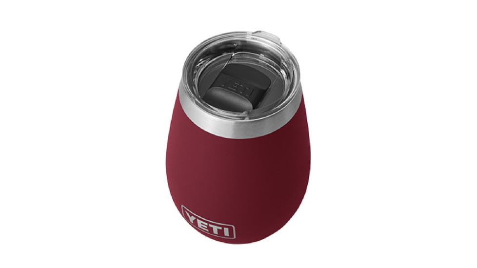 Yeti Rambler 10oz Wine Tumbler with MagSlider Lid, Harvest Red, 21071500659
