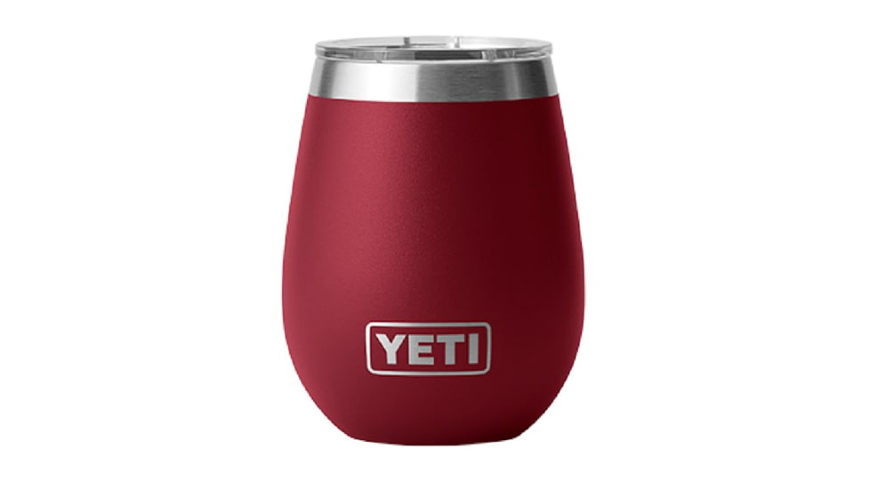 Yeti Rambler 10oz Wine Tumbler with MagSlider Lid, Harvest Red, 21071500659