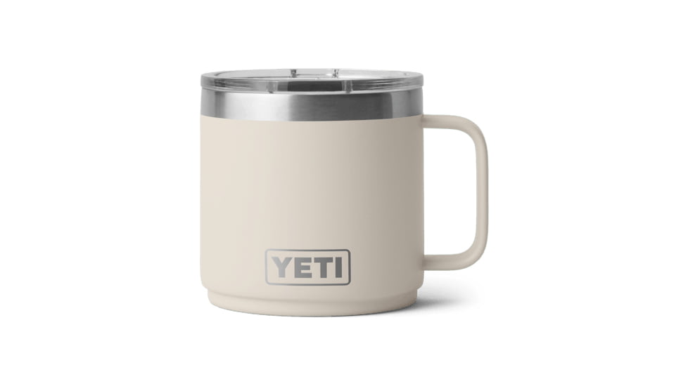 Yeti Rambler 14 oz Stackable Mug w/Durasip Ceramic Lining, Cape Taupe, 21071507366