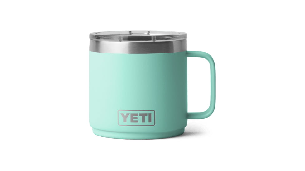Yeti Rambler 14 oz Stackable Mug w/Durasip Ceramic Lining, Seafoam, 21071507364