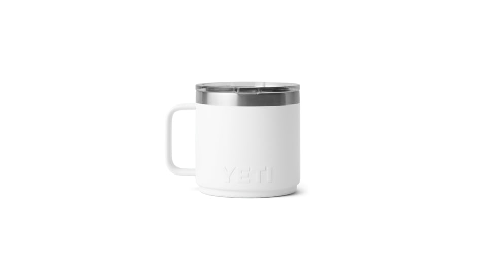 Yeti Rambler 14 oz Stackable Mug w/Durasip Ceramic Lining, White, 21071507363