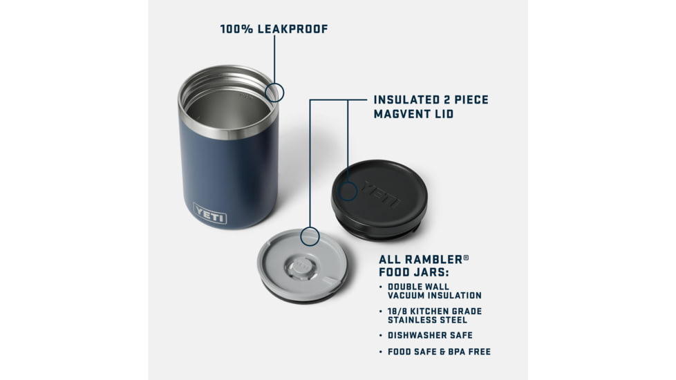 Yeti Rambler 16 oz Food Jar, Navy, 21071504512