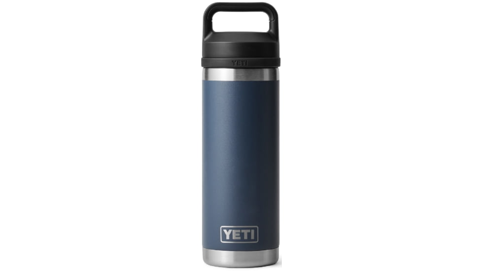 Yeti Rambler 18 oz Bottle Chug, Navy/Rescue Red/White, 18 oz, 21071505902