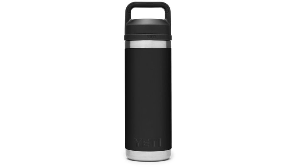 Yeti Rambler 18oz Bottle Chug, Black, 21071504040