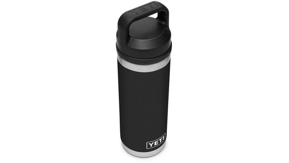 Yeti Rambler 18oz Bottle Chug, Black, 21071504040