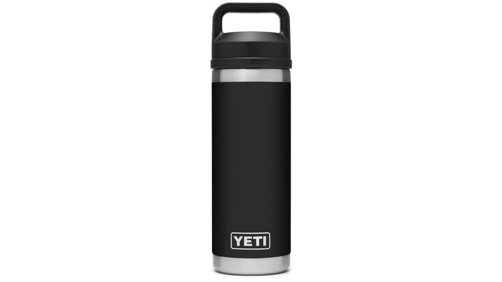 Yeti Rambler 18oz Bottle Chug, Black, 21071504040
