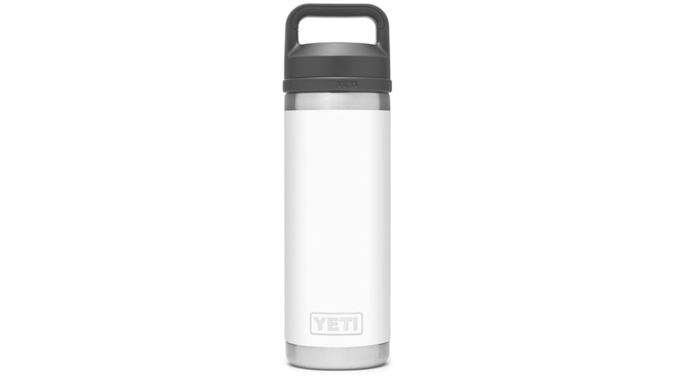 Yeti Rambler 18oz Bottle Chug, White, 21071504042
