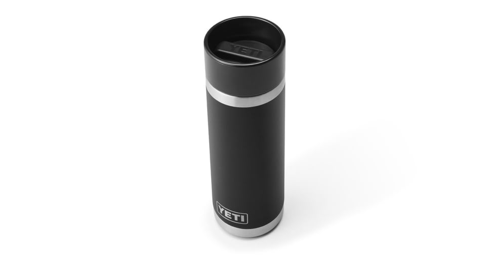 Yeti Rambler 18oz Bottle with HotShot Cap, Black, 21071504030